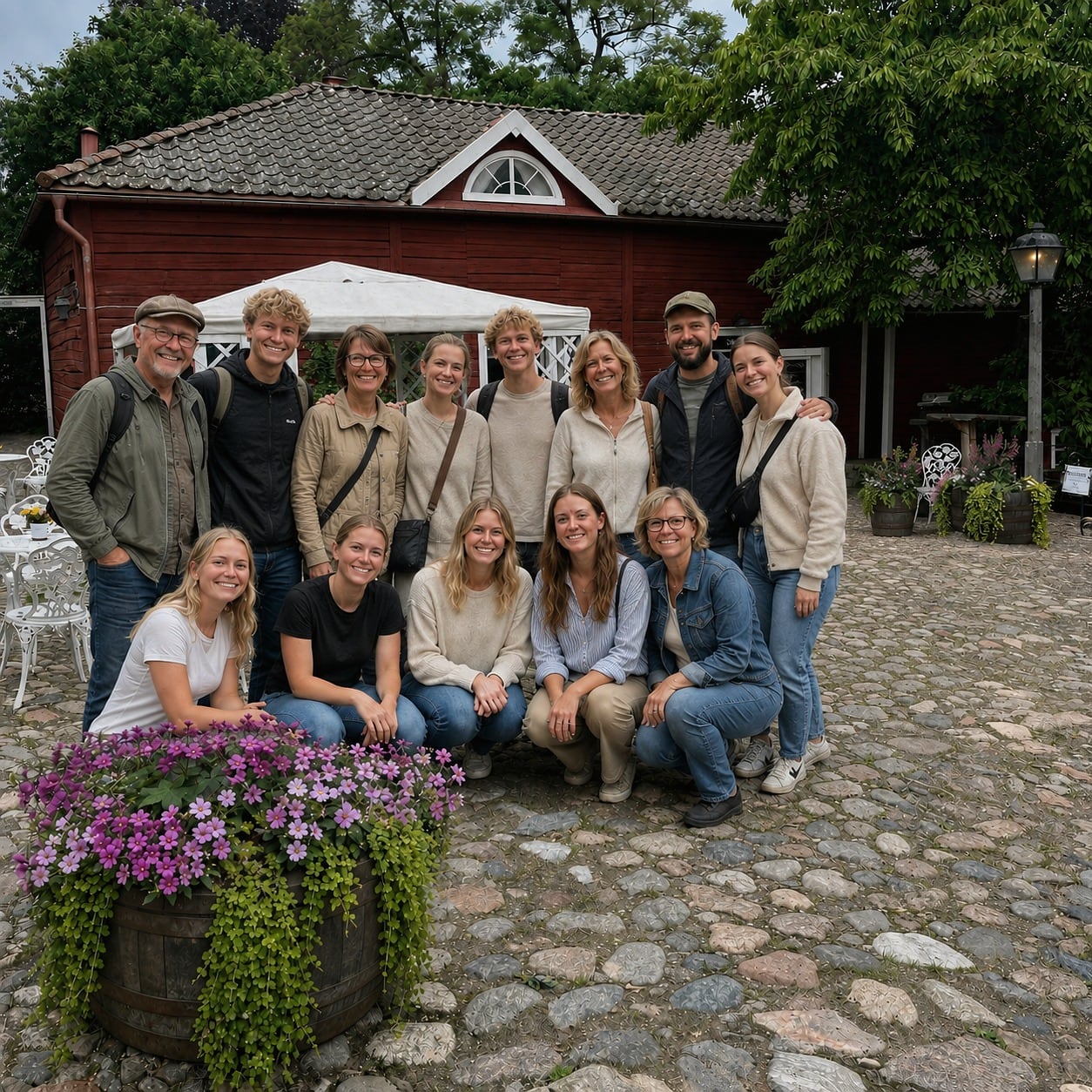 Gruppbesök på Hallska Gården i Gränna